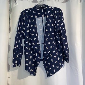 Navy Scottie Dog Blazer